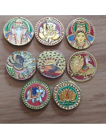 Tanjore Brooches 2