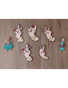 dance mudra magnets
