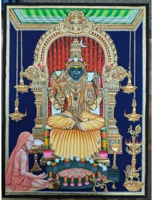 Kanchi Kamakshi with periyavar