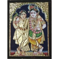 Radha Krishna standing -small 2