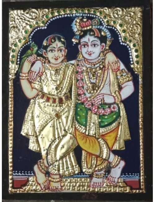 Radha Krishna standing -small 2