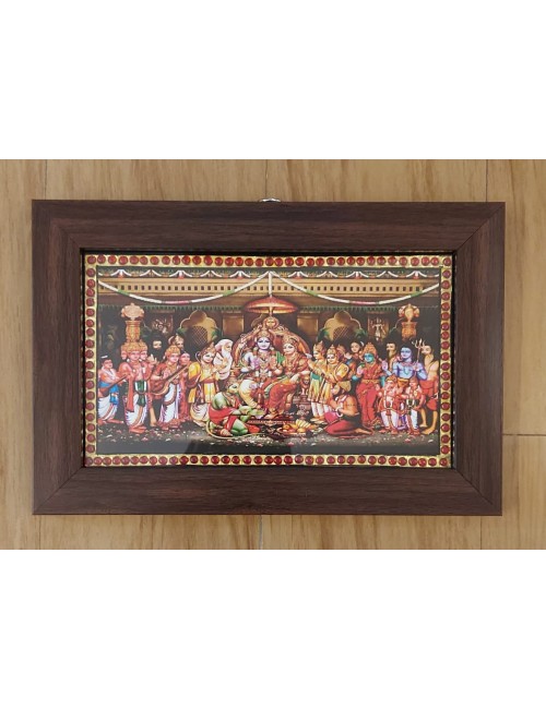 print Tanjore Ram durbar 1