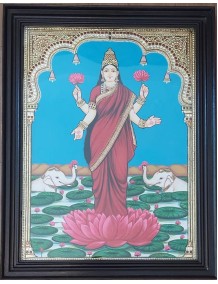 standing Ravi varma Lakshmi-2