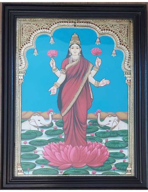 standing Ravi varma Lakshmi-2