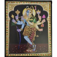 print Tanjore Sammohana Krishna print Tanjore Sammohana Krishna