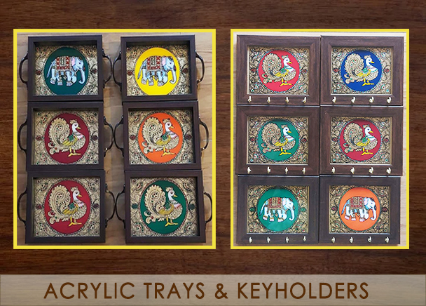 Acrylic trays and keyholders