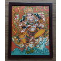 Kerala Mural - Saraswathy