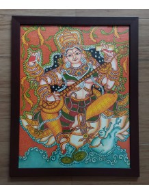 Kerala Mural - Saraswathy