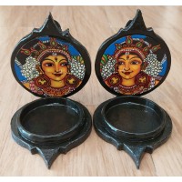 Kerala Mural Lamp Stand 2