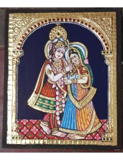 Krishna and Radha Standing pose 2