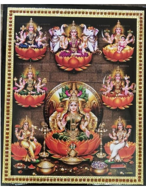 Print Tanjore Ashtalakshmi