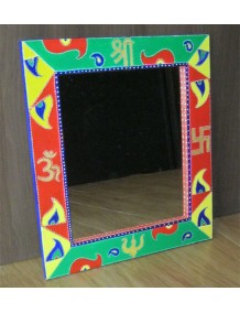 Hand Painted Colourful Mirror