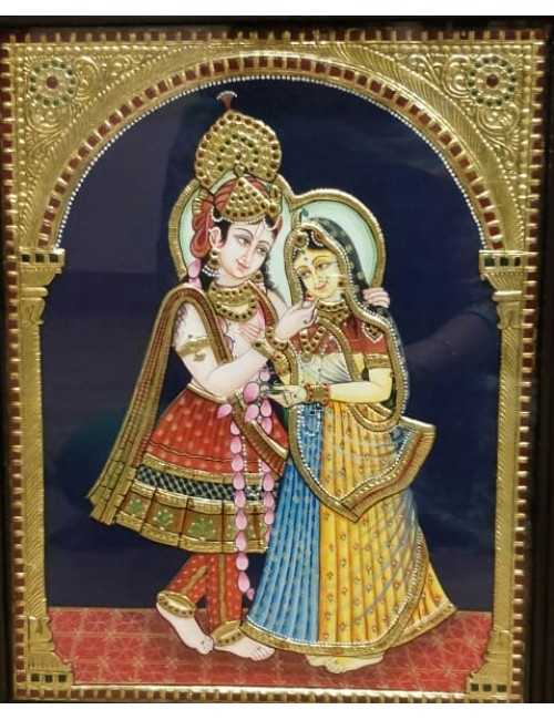 Krishna and Radha Standing pose 1