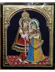 Krishna and Radha Standing pose 2