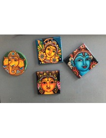 Kerala Mural Fridge Magnets 1