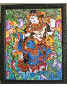 Kerala Mural Painting -Radha Krishna 2