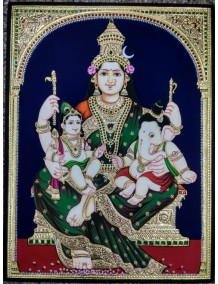 Parvathi -Ganesha-Murugan