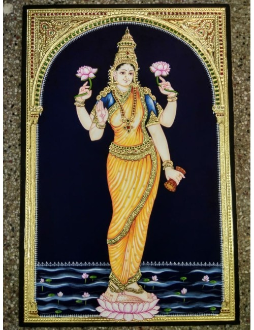 Standing Ravi varma Lakshmi