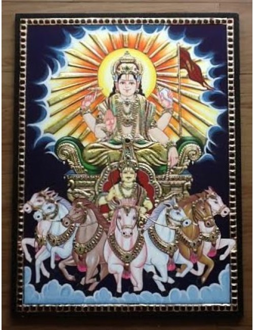 Lord Surya with 7 Horses