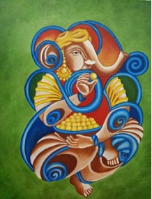 Ganesha on Canvas 2