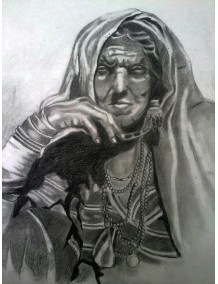 Tribal Old Woman