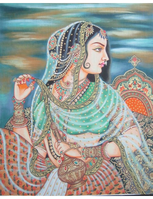Ravi Varma - Lady princess