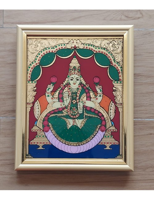 Glass painting- Mahalakshmi