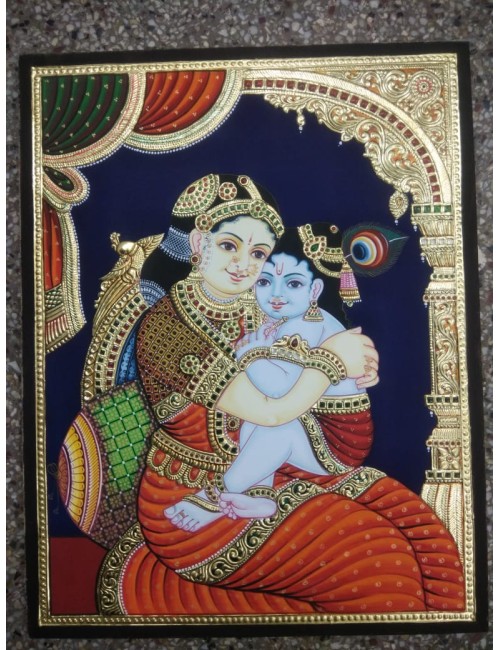 Yashoda with baby Krishna 1