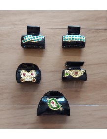 Tanjore Small Butterfly Hair Clips