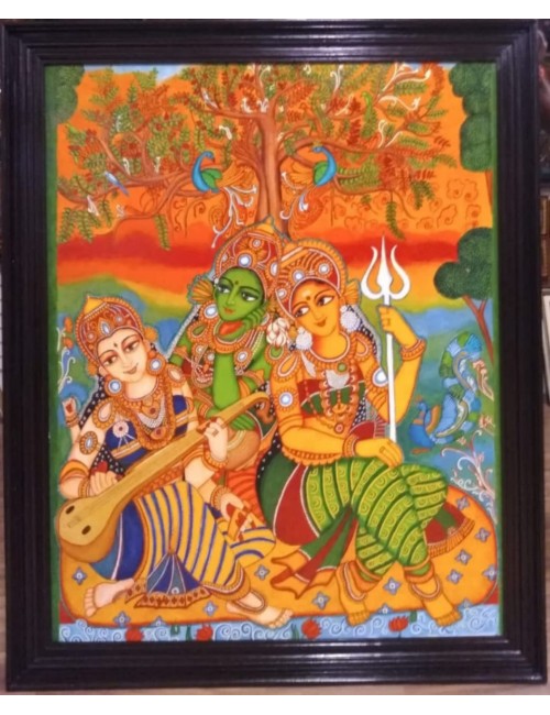 Kerala Mural- Trio Devis