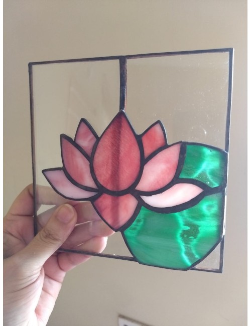 Stained glass-Lotus