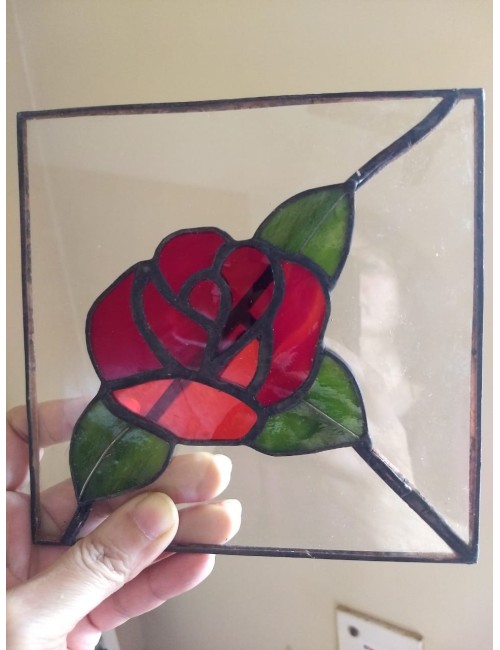 Stained glass-Rose