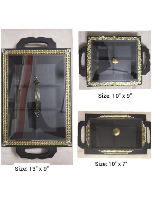 Tanjore partitioned Trays-2