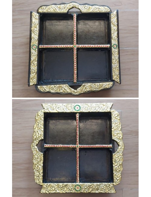 Tanjore partitioned Trays-1